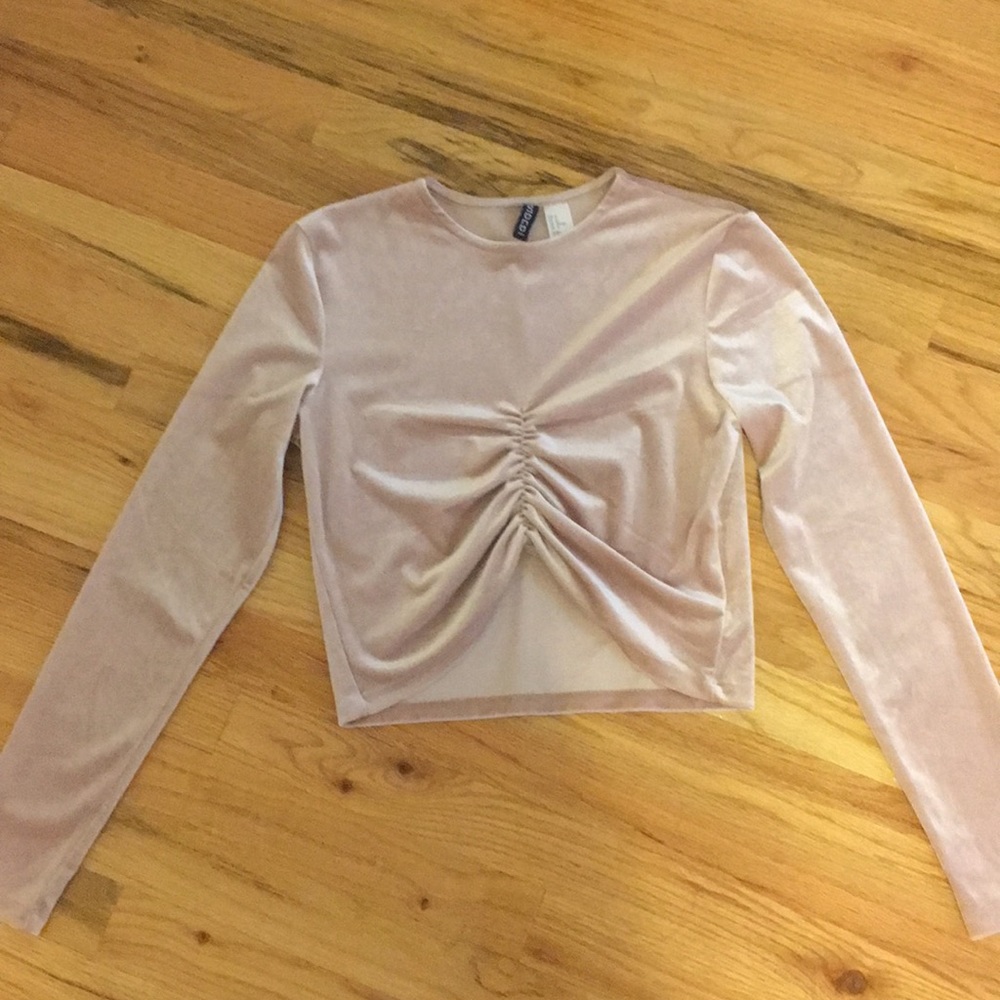 silky long sleeves zara shirt